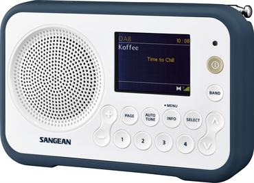 Produktbild Sangean DPR-76 WHITE-INK BLUE (DAB+, FM)
