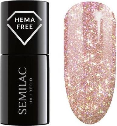 Immagine prodotto Semilac Smalto UV Hybrid 243 Sea Star 7ml (243 Stella di mare, Smalto per unghie effetto gel)