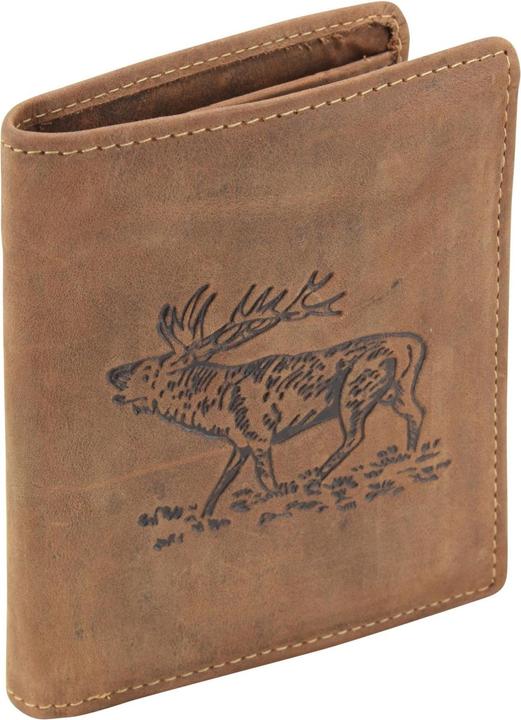 Immagine prodotto Greenburry Portafoglio vintage Hirsch in pelle di cervo 9,5 cm