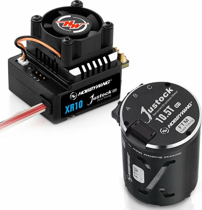 Produktbild Hobbywing Xerun Justock Combo G3S mit 10.5 Turn 4000kV für 1:10 Stock,Drift