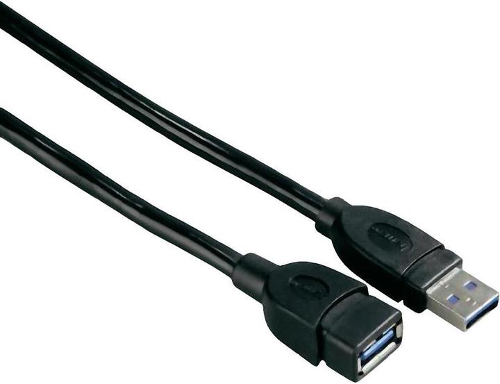 Image du produit Hama Câble d'extension USB 3.0 doublement blindé (3 m, USB 3.0)