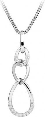 Image du produit Silver Cat Élégant collier avec zircons SC437