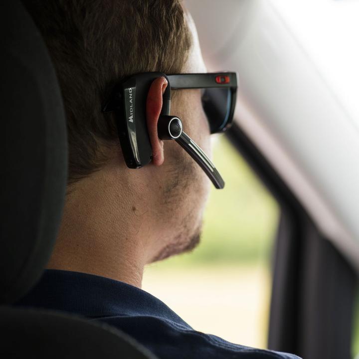 Image du produit Midland Casque Bluetooth double C1521 avec PTT pour une communication mains libres