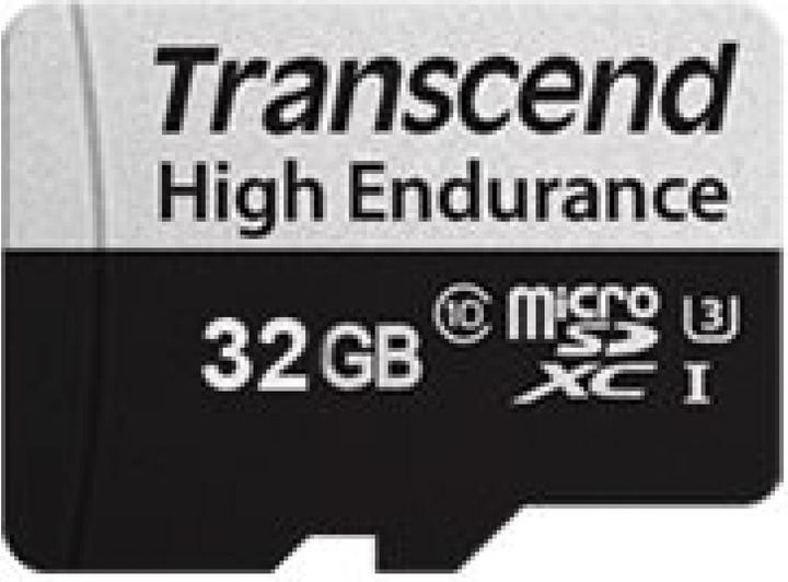 Actual product image Transcend 350V - Flash memory card (SD adapter included) (32 GB, microSDHC, U1, UHS-I)