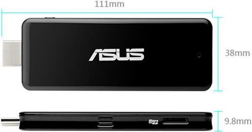 Image du produit ASUS PC-on-Stick Cherry Trail (Intel Atom x5-Z8300 x5-Z8300, 2 Go, 32 Go)