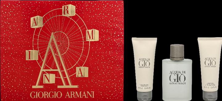 Immagine prodotto Giorgio Armani Acqua di Gio Homme Eau de Toilette 100ml+Gel doccia 75ml+Balm 75ml Set (Set profumo)