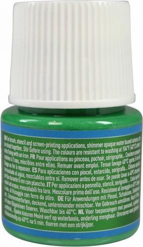 Actual product image Pebeo Setacolor Opaque (Shimmering chlorophyll, 45 ml)
