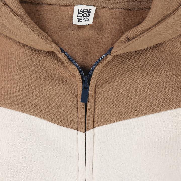Actual product image La Redoute Collections Hooded Sweat Jacket with Zipper (134)