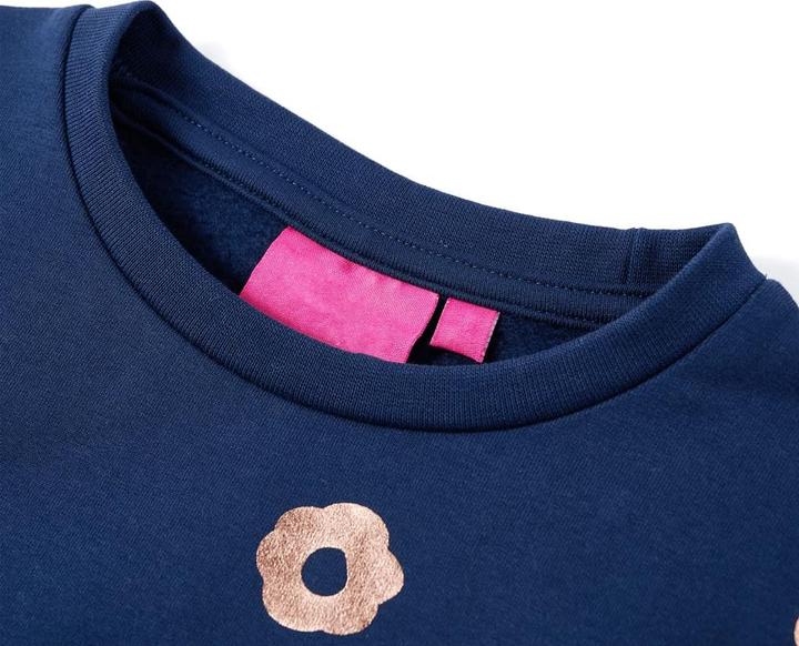 Immagine prodotto VidaXL Felpa da bambino blu navy 92,Materiale: 95 % cotone. 5 (92)