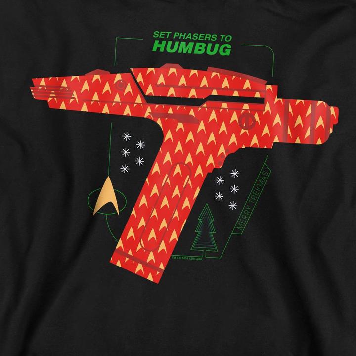 Produktbild Star Trek: The Original Series Phaser Set To Humbug Sweatshirt weihnachtliches Design (M)