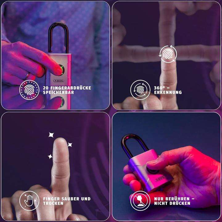 Actual product image Abus Touch 57/45 Fingerprint