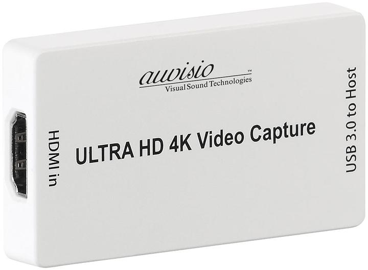 Produktbild Auvisio HDMI-Video-Rekorder & Streaming-Box, 4K / UHD, USB 3.0, 30 Bilder/Sek. (7.5 x 4 x 1 cm)
