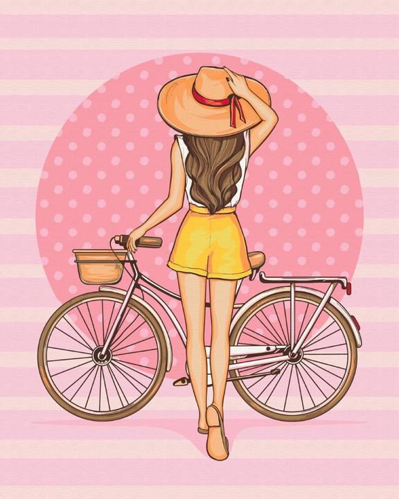 Syma Picture Paint it! Girl with a bicycle