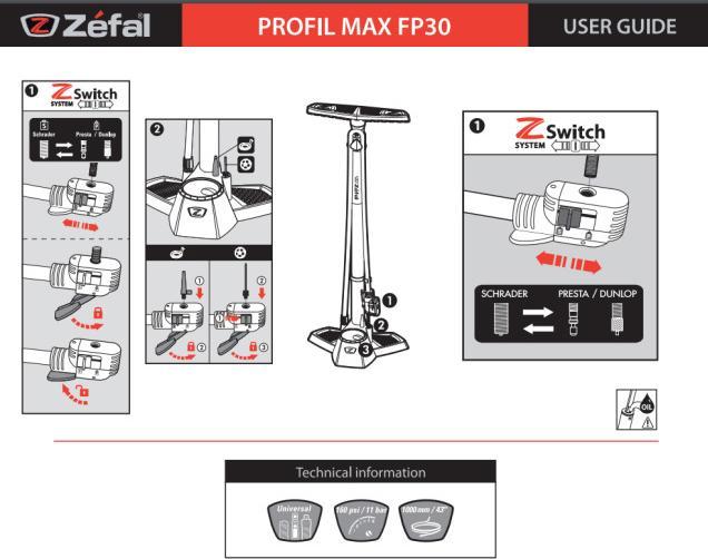 Actual product image Zefal Profile Max FP30