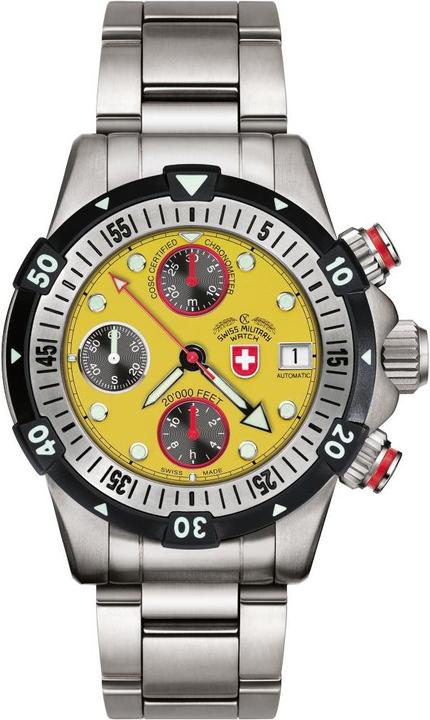 Swiss Military 20'000 piedi (Cronografo, Orologio da polso analogico, Fatto in Svizzera, 46 mm)