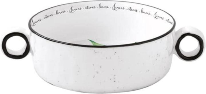Produktbild Easy Life Amalfi Porzellan Schüssel mit Griffe, D16cm (16 cm)