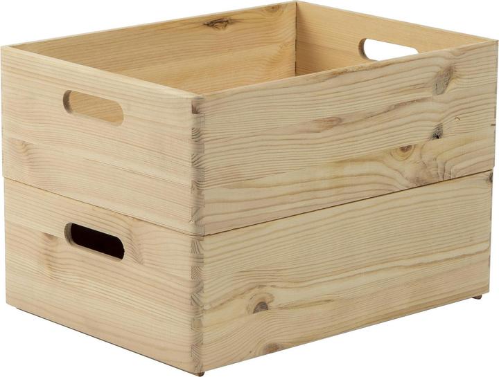 Actual product image Holz Zollhaus Stacking box (30 x 14 x 40 cm, 13.80 l)