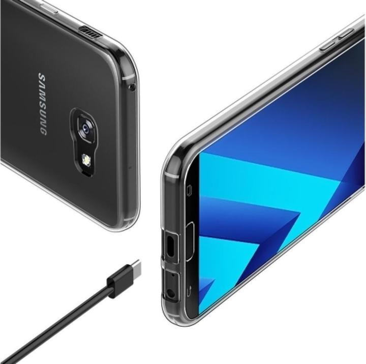 Immagine prodotto Screenguard Custodia trasparente in TPU flessibile per Samsung Galaxy A3 2017 (Samsung Galaxy A3 (2017))