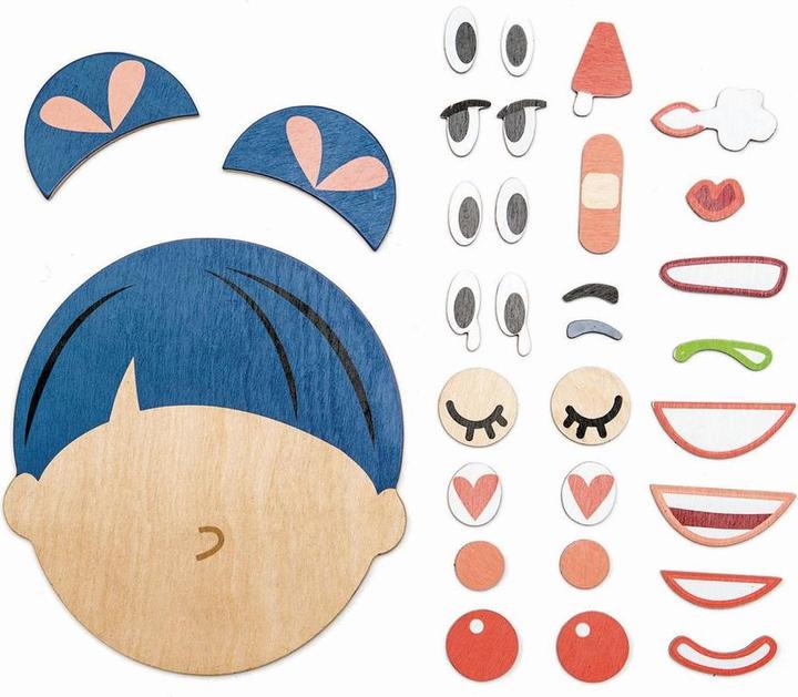 Produktbild Tender Leaf Toys Lustige Gesichter (Englisch, Französisch, Italienisch, Deutsch)