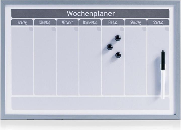 Wochenplaner (Wochenplaner, Magnettafel, Whiteboard, 60 x 40 cm)