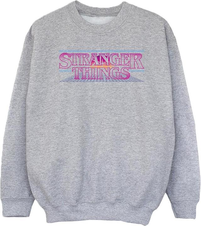 Netflix Stranger Things Retro Title Sweatshirt Mädchen