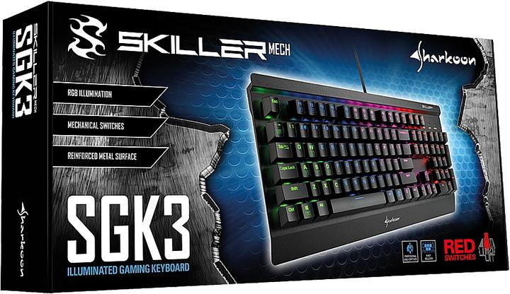 Immagine prodotto Sharkoon Skiller Mech SGK3 (US, Cablato)