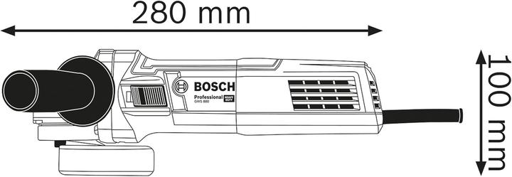 Actual product image Bosch Professional Angle grinder GWS 880 (125 mm)