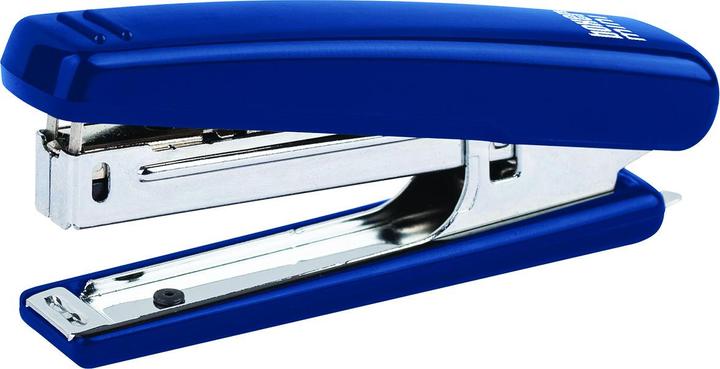 Image du produit Ico Agrafeuset Boxer Mini, capacitét 10 feuilles, ôte-agrafes intégré, bleu (10 feuilles)
