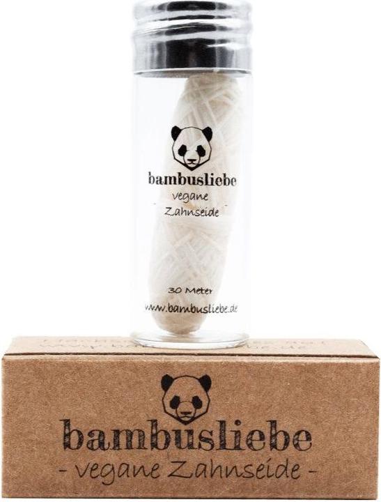 Produktbild Bambusliebe Vegane Zahnseide im Glas