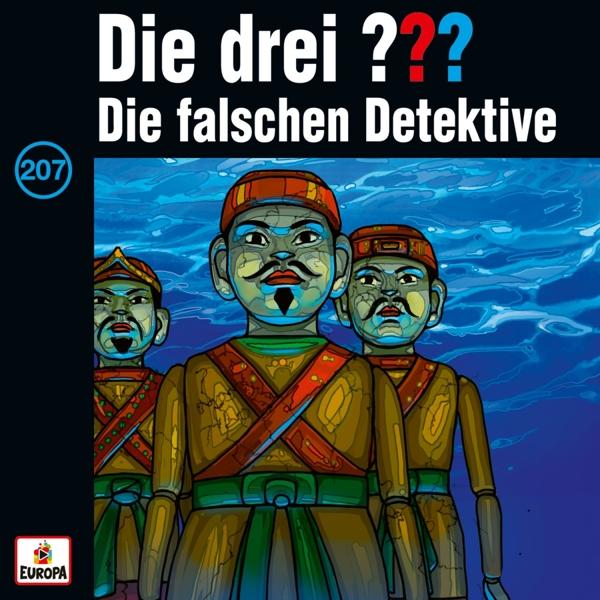 Actual product image LP Die drei DREI FRAGEZEICHEN 207 - The False Detectives (The three THREE QUESTION MARKS, 2020)