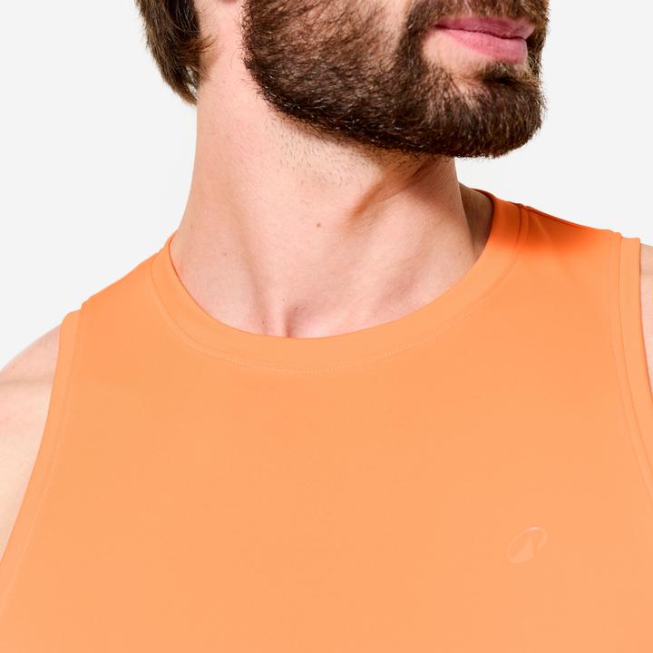 Actual product image Domyos Tank Top Herren atmungsaktiv - orange (XXL)