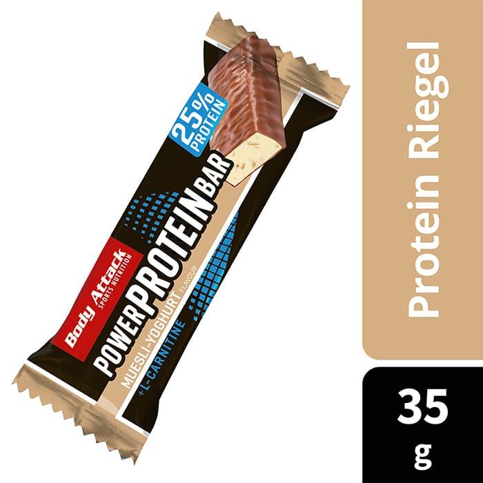 Produktbild Body Attack Power Protein Bar (24x35g Riegel) (Vanille, Stracciatella, 24 Stk., 840 g)