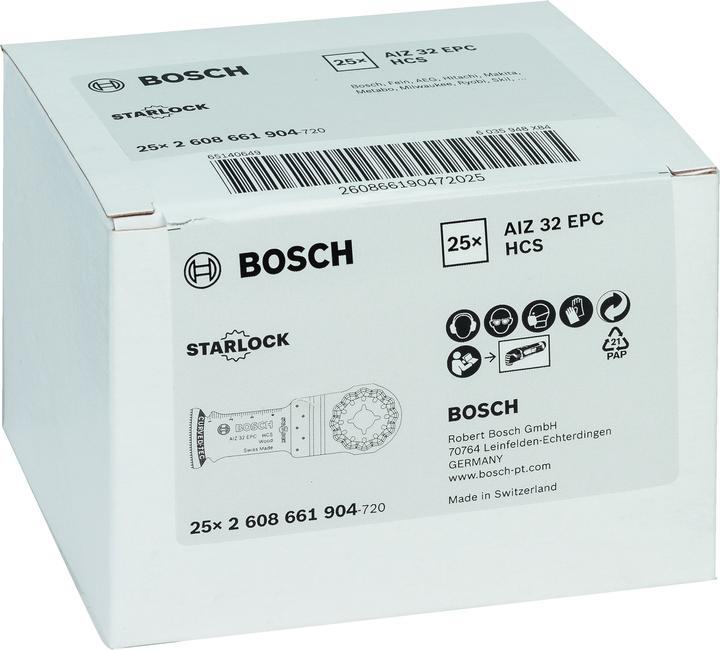 Produktbild Bosch Professional Zubehör HCS Tauchsägeblatt AIZ 32 EPC Wood