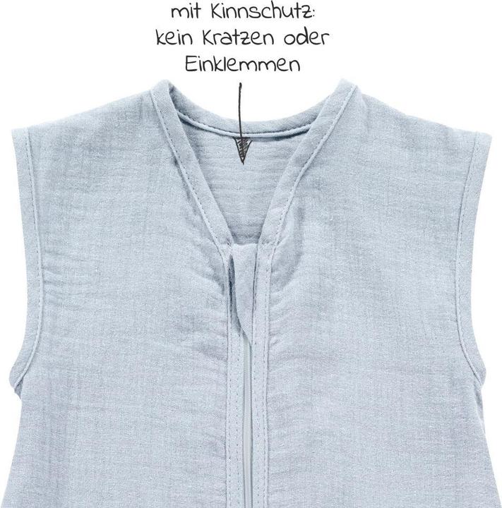 Produktbild Alvi Schlafsäcke Sommer-Schlafsack mit Füssen Musselin / Sleep-Overall (0.5 TOG)