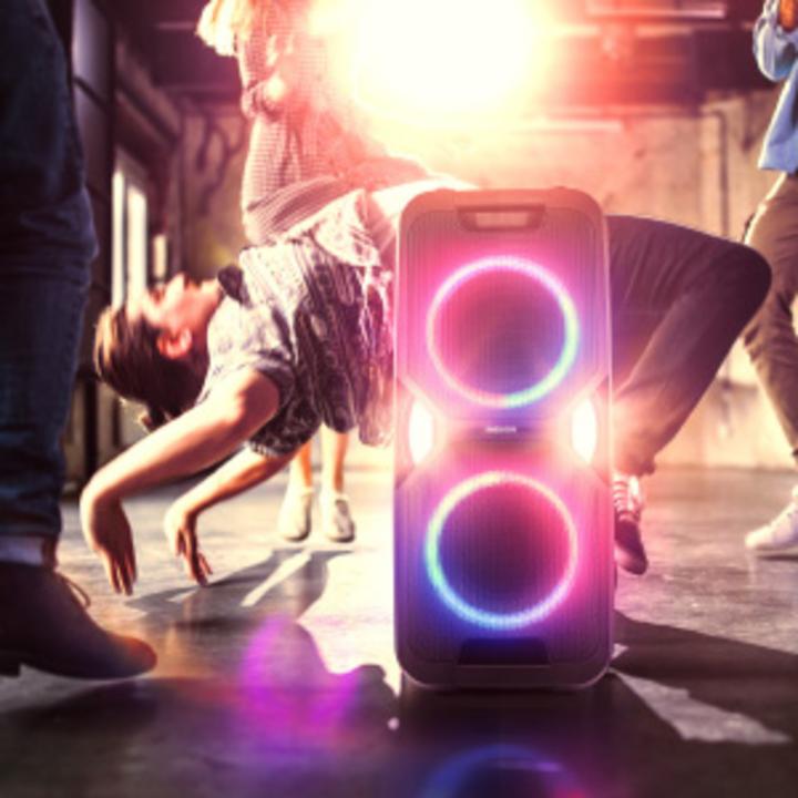 Produktbild Medion MD 44468 Partylautsprecher schwarz (15 h, Akkubetrieb, Netzbetrieb)