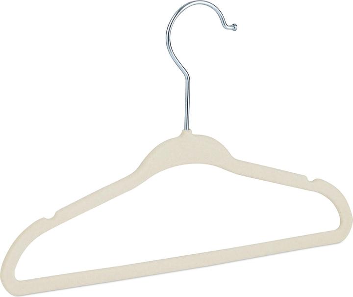 Actual product image Relaxdays Velvet Coat Hangers for Kids (30 x)