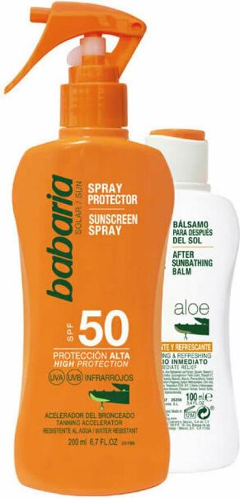 Actual product image Babaria Solar set, 1 pack(1 x 300 milliliters) (Suntan cream, SPF 50+, 300 ml)