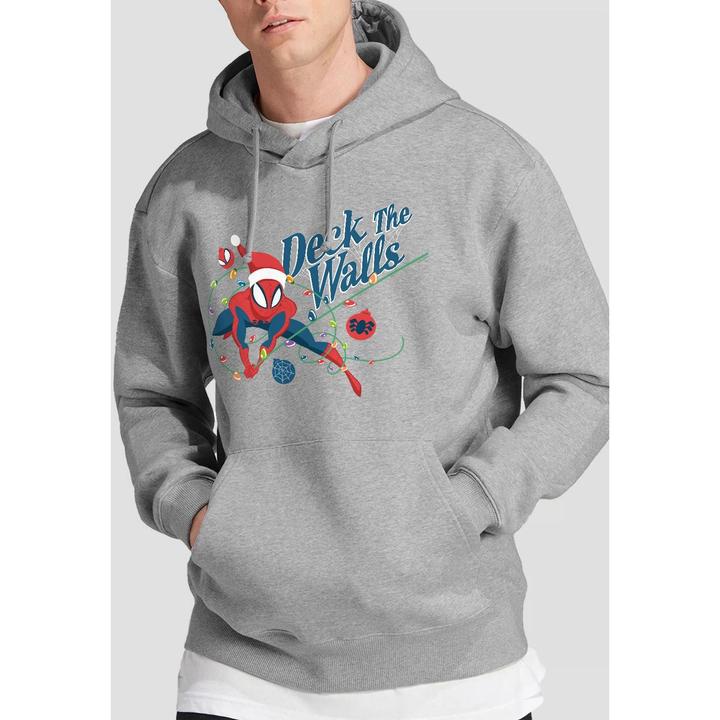 Immagine prodotto Spiderman Deck The Walls Felpa con Cappuccio Uomo (XL)