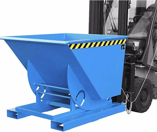 Immagine prodotto eurokraft pro Cassone ribaltabile compatto, capacità 0,5 m³, blu chiaro. (500 l)