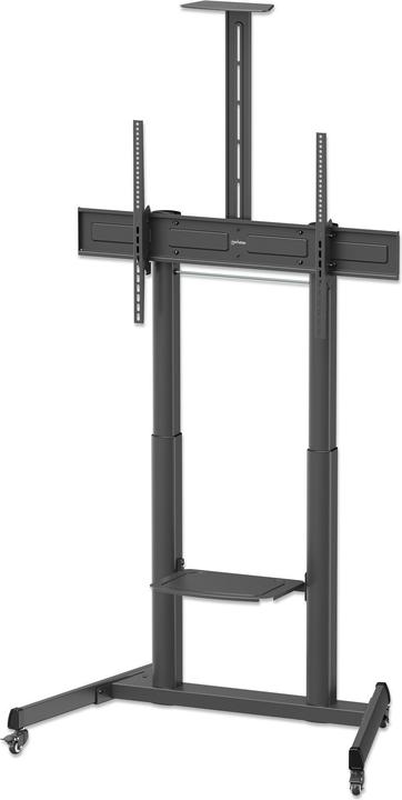Actual product image Manhattan Multimedia TV-Ständer auf Rollen, werkzeuglos höhenverstellbar, für 60" bis 120" Grossbildschirme (120", 120 kg)
