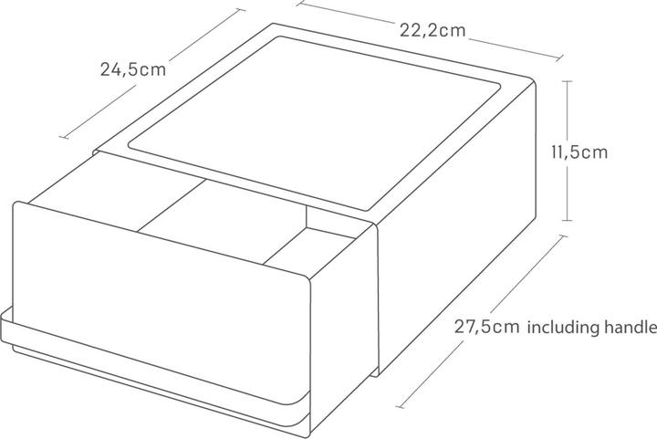 Produktbild Yamazaki Schublade für die Küchenzeile TOWER