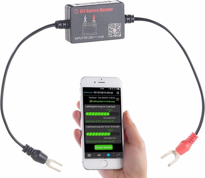 Produktbild Lescars Kfz-Batterie-Wächter mit Bluetooth (1 Stk.)