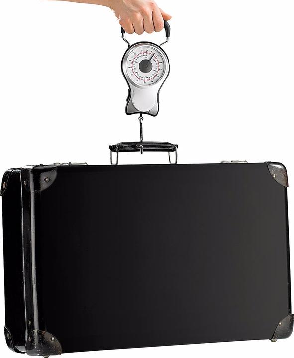 Produktbild Pearl Analoge 2in1-Kofferwaage ausziehbarem Massband