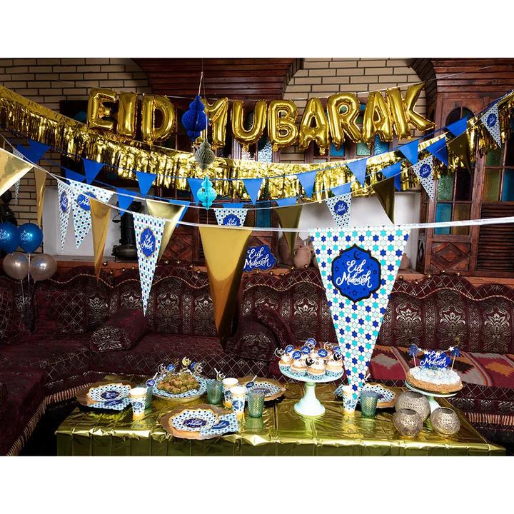 Produktbild Boland Folienballongirlande 'Eid Mubarak' Gold (1 x)