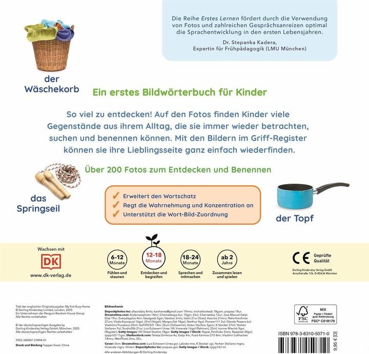 Nährwerte und Zutaten Erstes Lernen. Mein Zuhause (Deutsch)