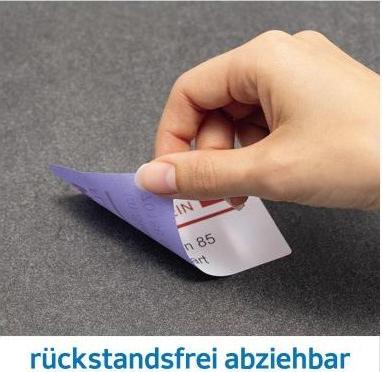 Actual product image HERMA A4 removable labels