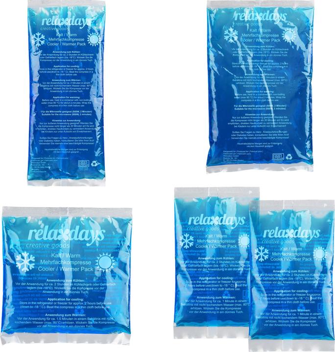 Actual product image Relaxdays Cooling pad set (1 x, 416 ml, 1210 g)