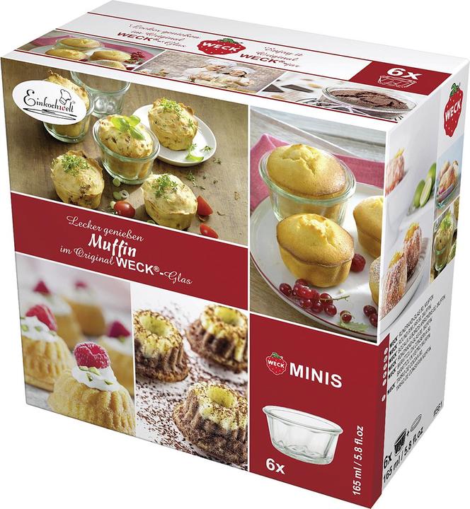 Produktbild Weck Rundrandglas 'Gugelhupf' (6 Stk., 0.17 l)