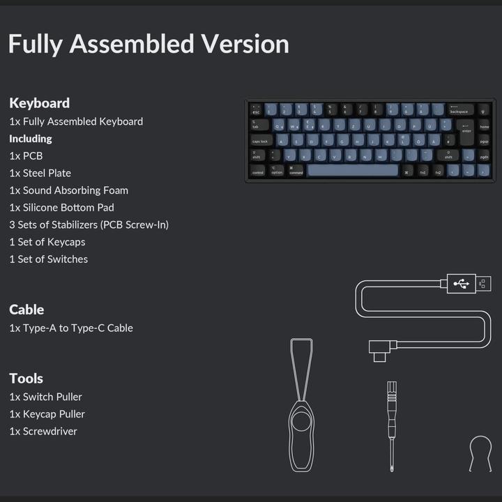 Immagine prodotto Keychron K6 Pro (CH, Cablato, Senza fili)