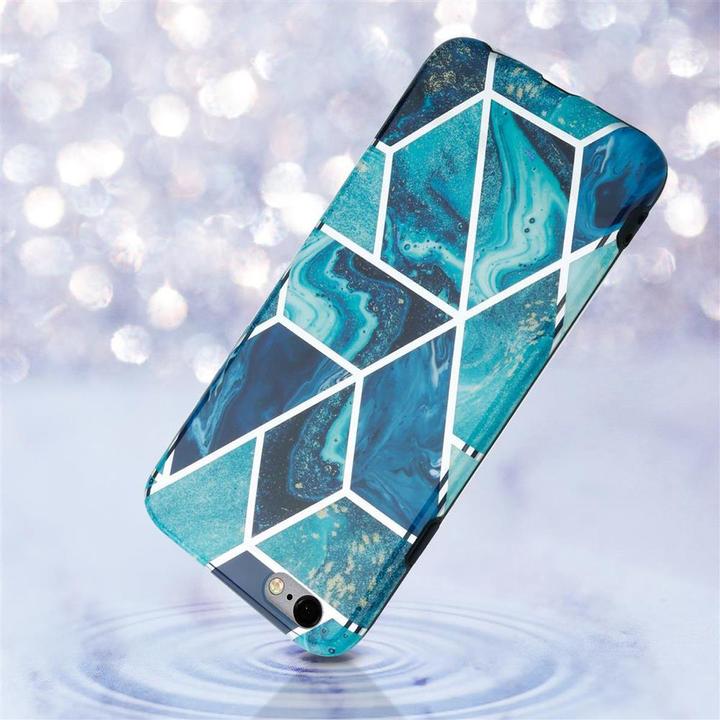Image du produit Cadorabo Couverture IMD TPU Marbre coloré (Apple iPhone 6 Plus)